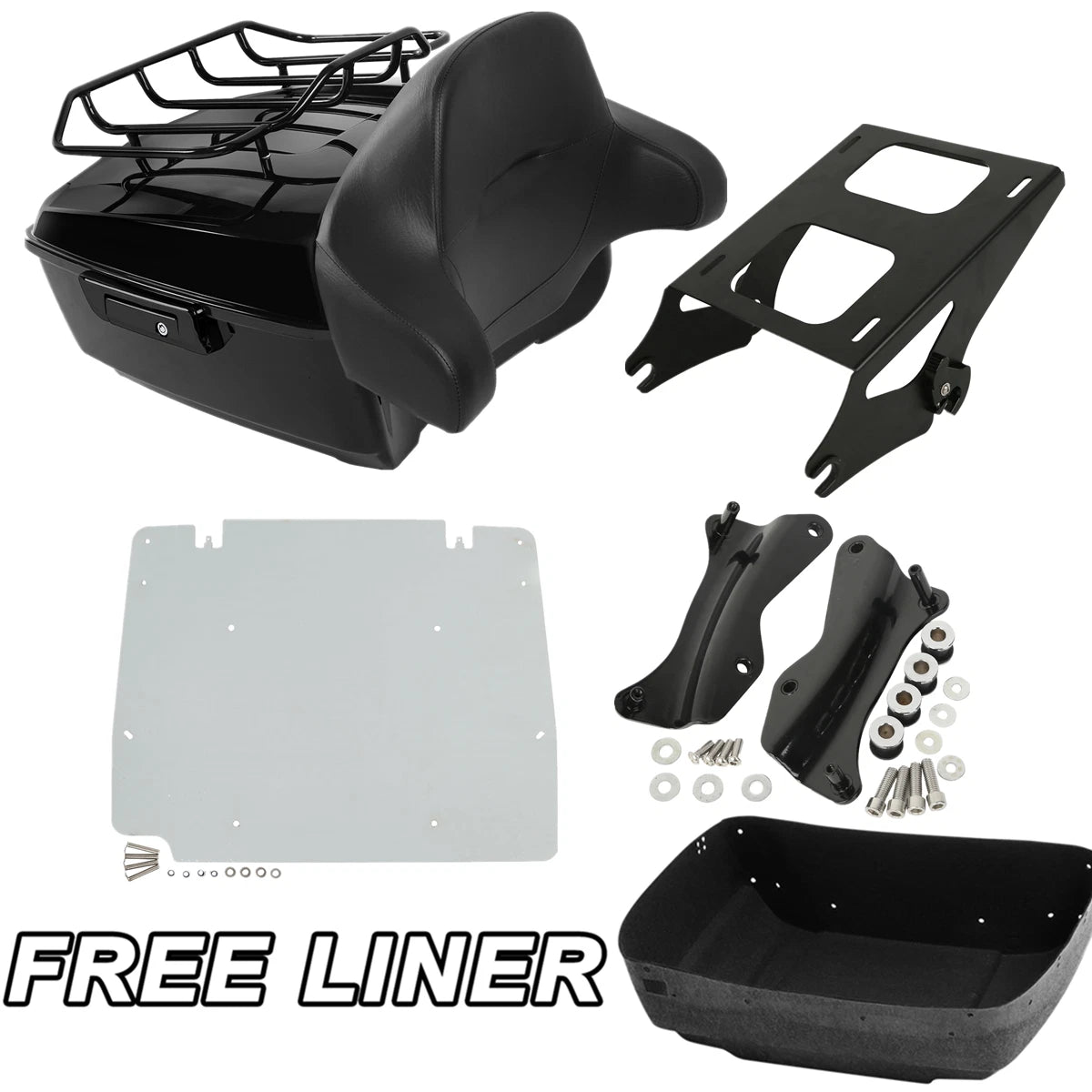 Trunk Pad Top Rack Plate for Harley Electra Glide (2014–Present)