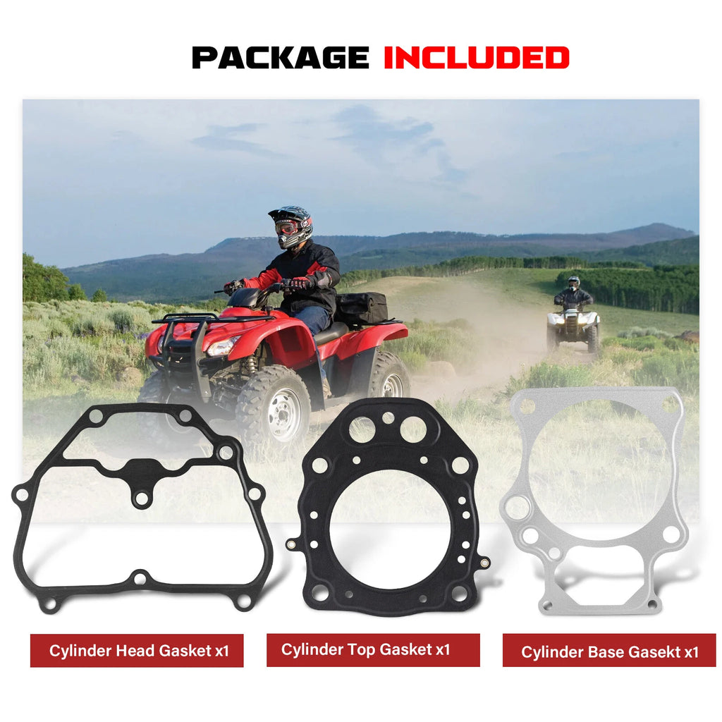 Cylinder Gasket Kit for Honda Rancher 420 TRX420 (2007–2024) 12315-HR0-F01