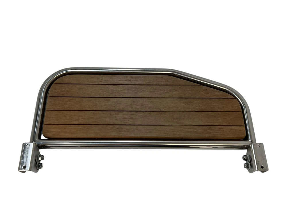 Cabin Step Down Bracket & Teak Step for Scout (22 5/8in x 9 5/8in)