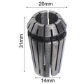 ER16 Spring Collet Kit for Motor Shaft Extension Rod (Universal)