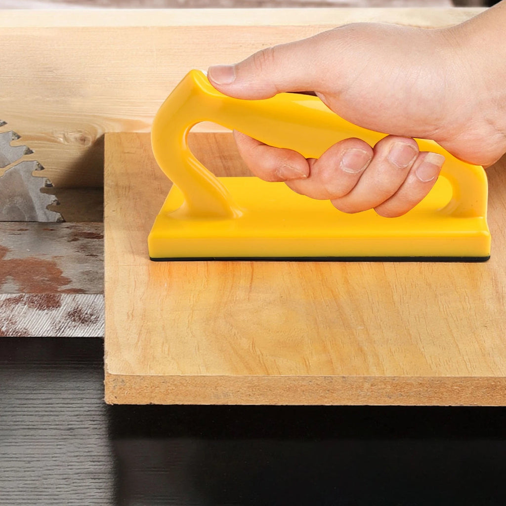 Auxiliary woodworking feeder tool for safe cutting (Ergonomic grip)