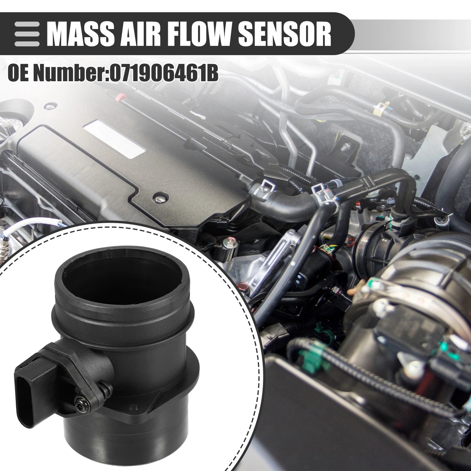 Air Flow Sensor Meter Replacement for Volkswagen Golf 1999–2005