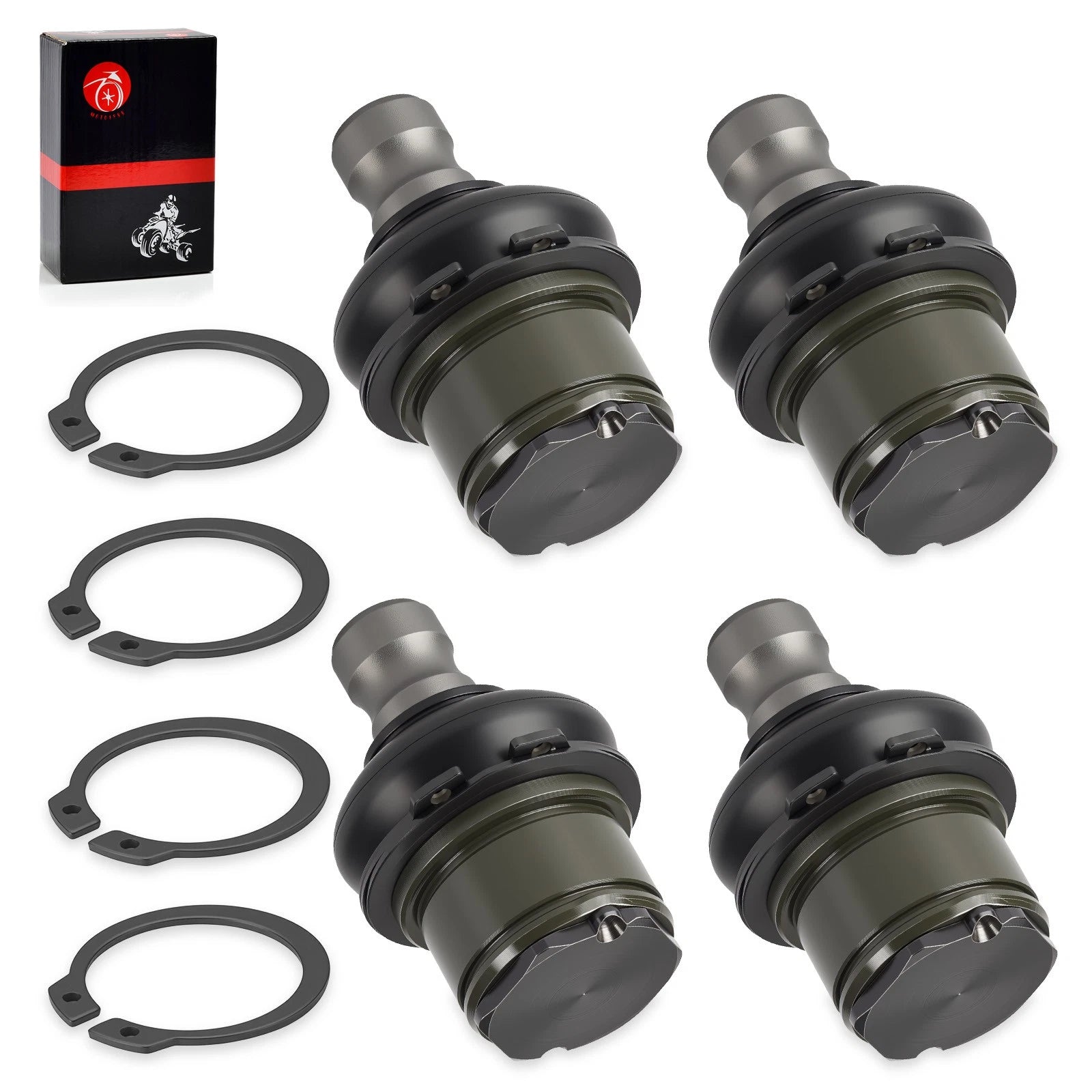 Set of 4 Upper & Lower Ball Joints for Arctic Cat 500 550 570 650 700 1000 0405483