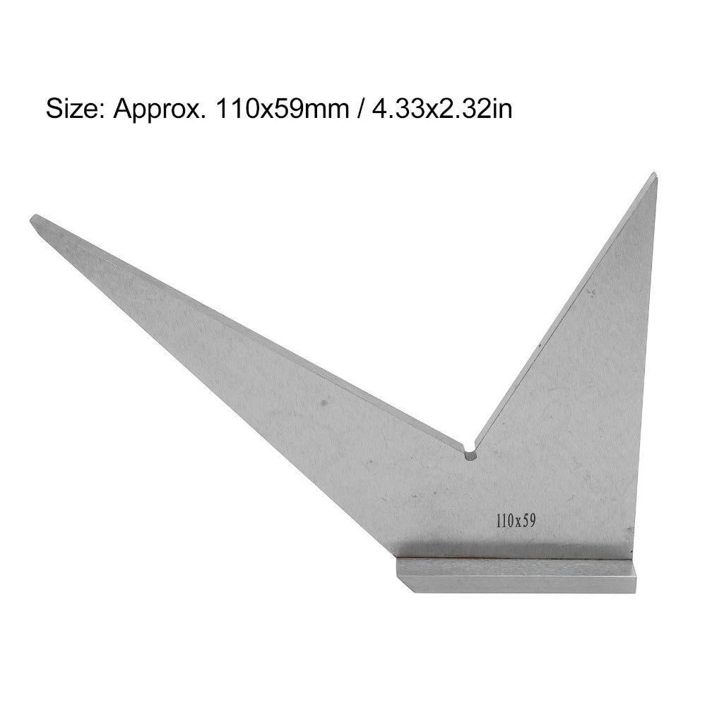 Multiangle Bevel Gauge for Protractor Tool (Carbon Steel)