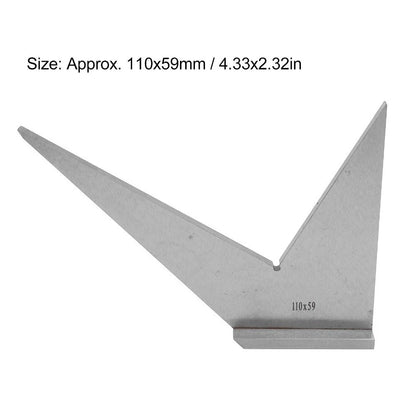 Multiangle Bevel Gauge for Protractor Tool (Carbon Steel)