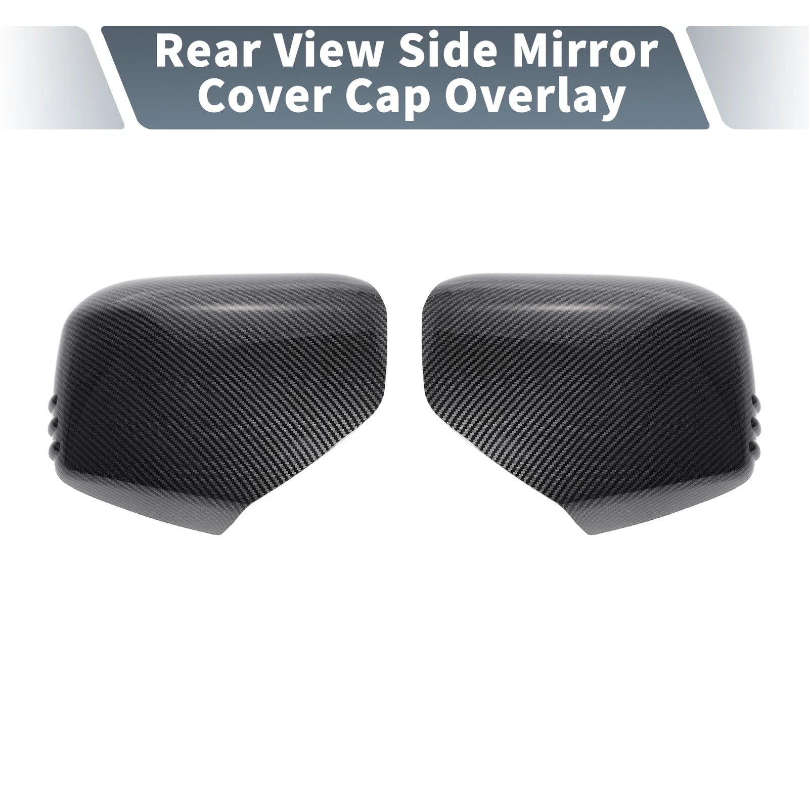 Rearview Mirror Cover Overlay Replacement for Mitsubishi Triton L200 (2015–2024)