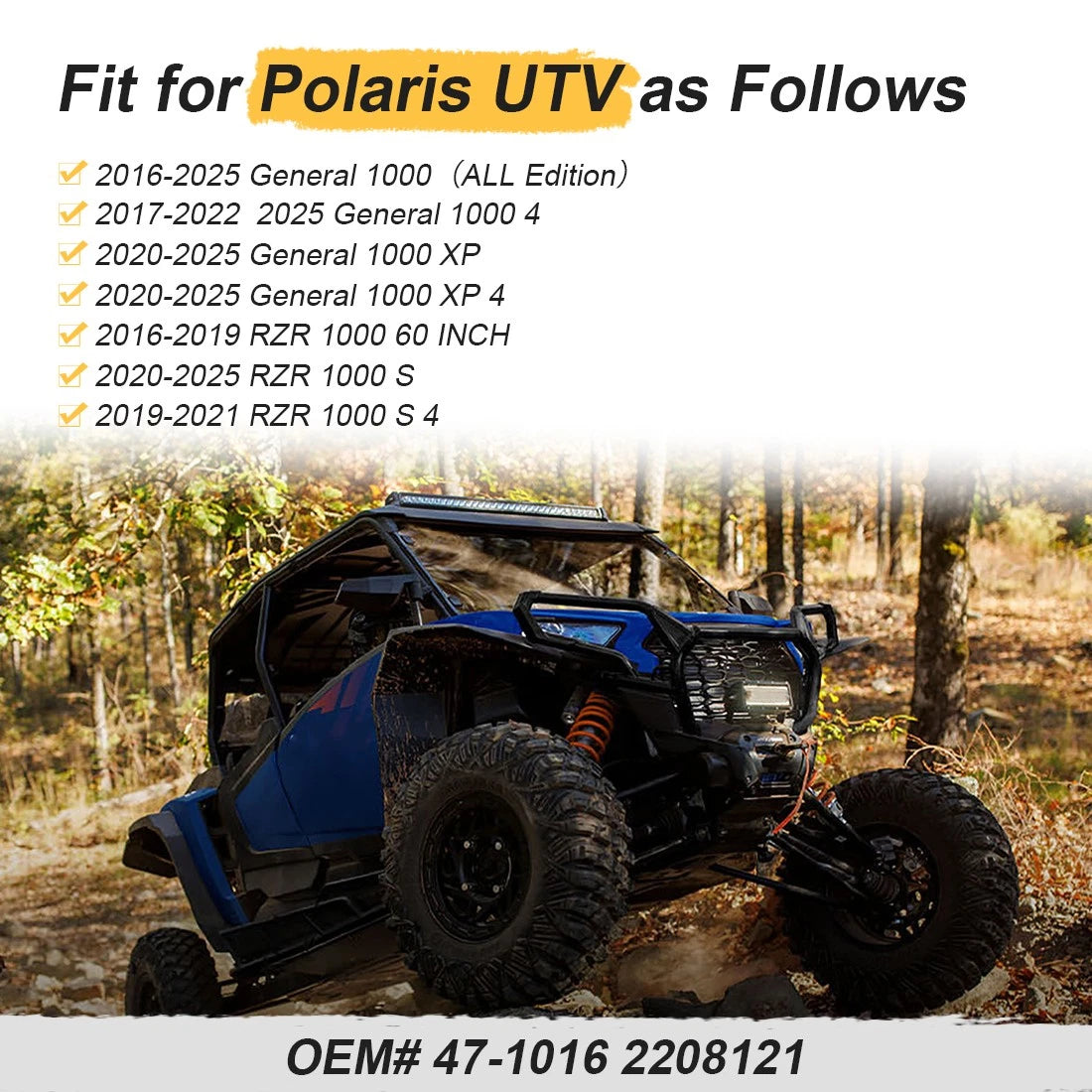 Fuel Pump Assembly & Oil Filter for General RZR 1000 (2016–2025)