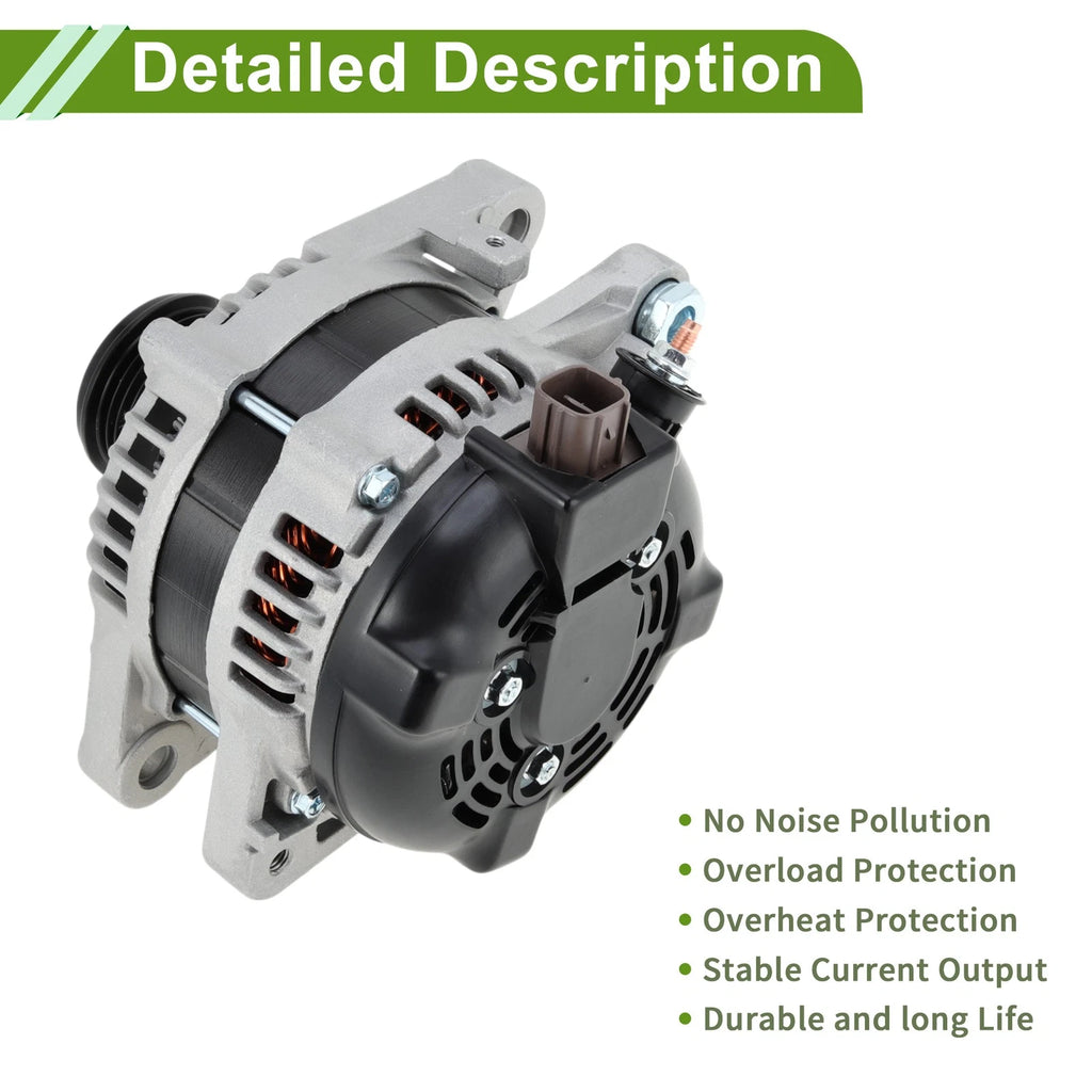 Alternator Replacement for Toyota Corolla 1.8L 2009–2013 130A 12V