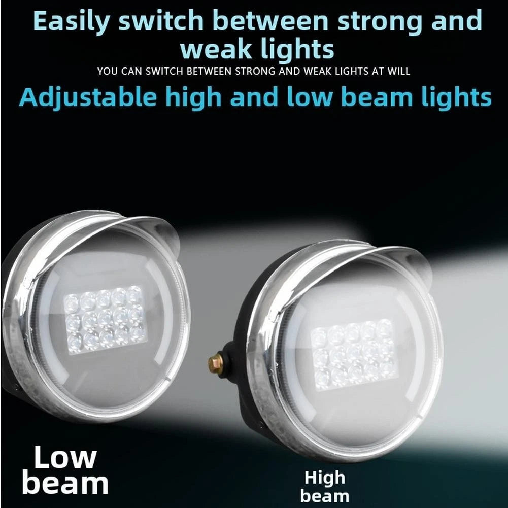 LED Round Headlight for Motorcycle and Tricycle (12V 80V)