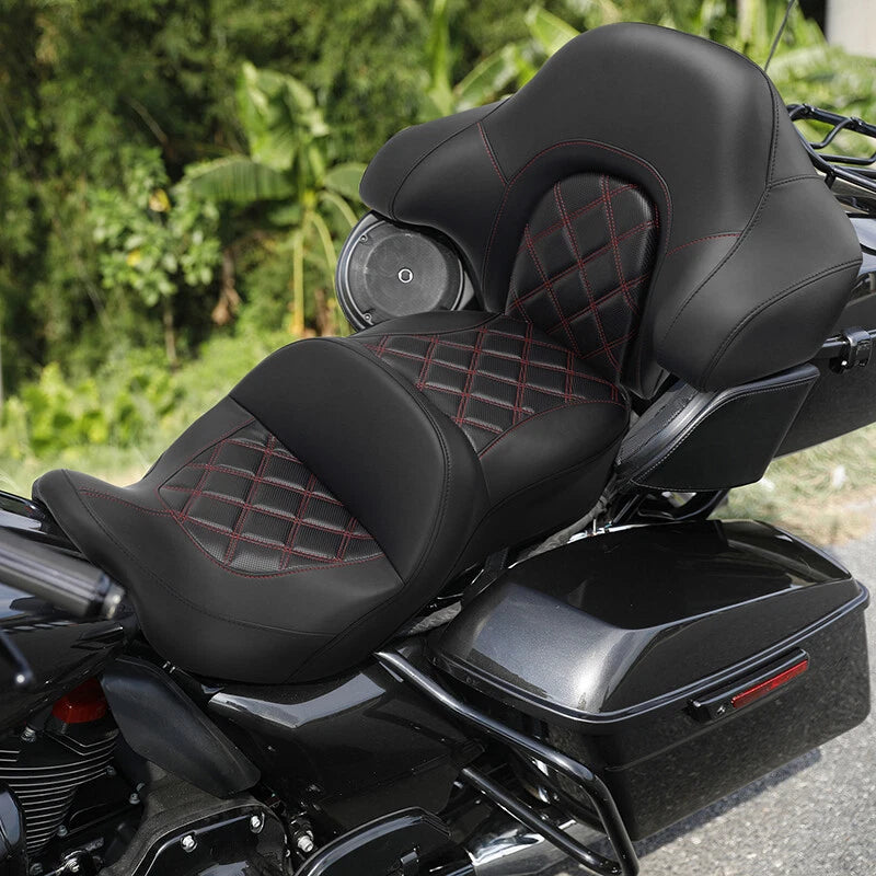 Driver Passenger Seat & Backrest for Harley CVO Road Glide (2014–2023)
