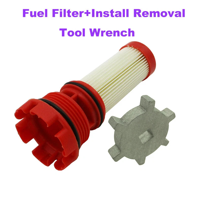 Fuel Filter + Install Removal Tool Wrench for Mercury Mariner (2000–2023)