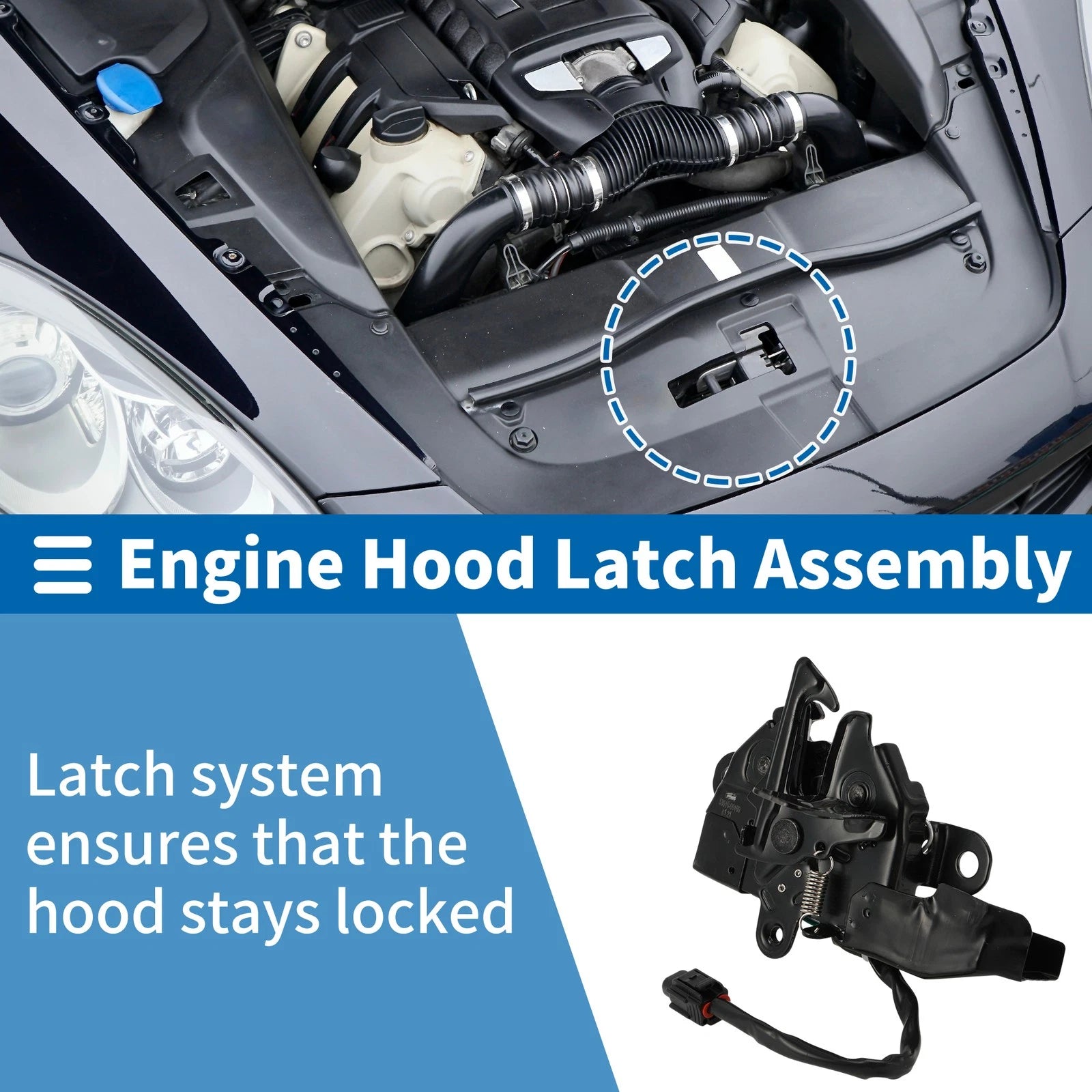 Hood Latch Assembly Replacement for Toyota Camry (2006–2015)