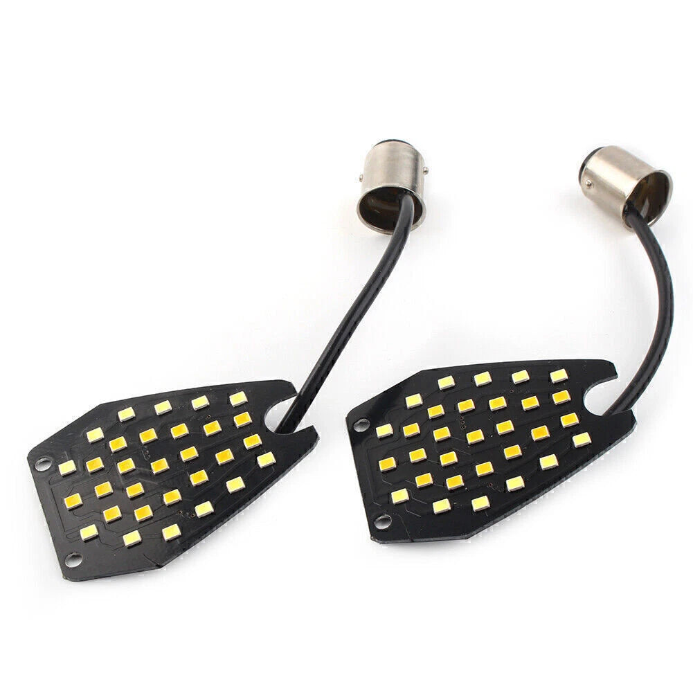 2X 30SMD 1157 LED Turn Signal Indicator Light for Honda CBR1000RR (2004–2007)