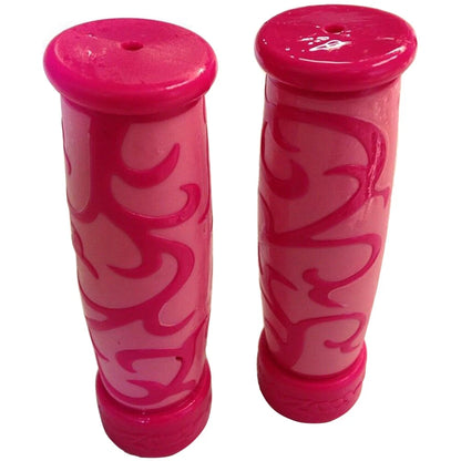 7/8" Pink Rubber Hand Grips for Kawasaki Ninja 250 500 (2008–2012)