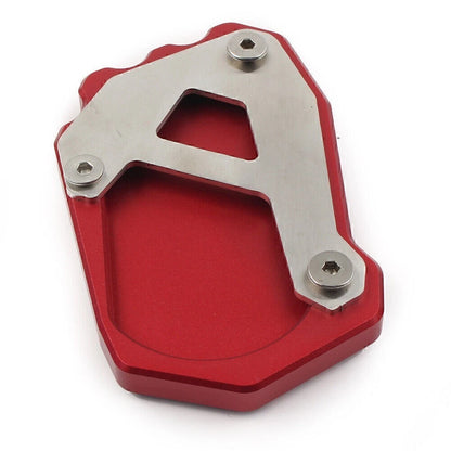 Kickstand Side Stand Foot Extension Pad for BMW R1200GS (2012–2018) Red