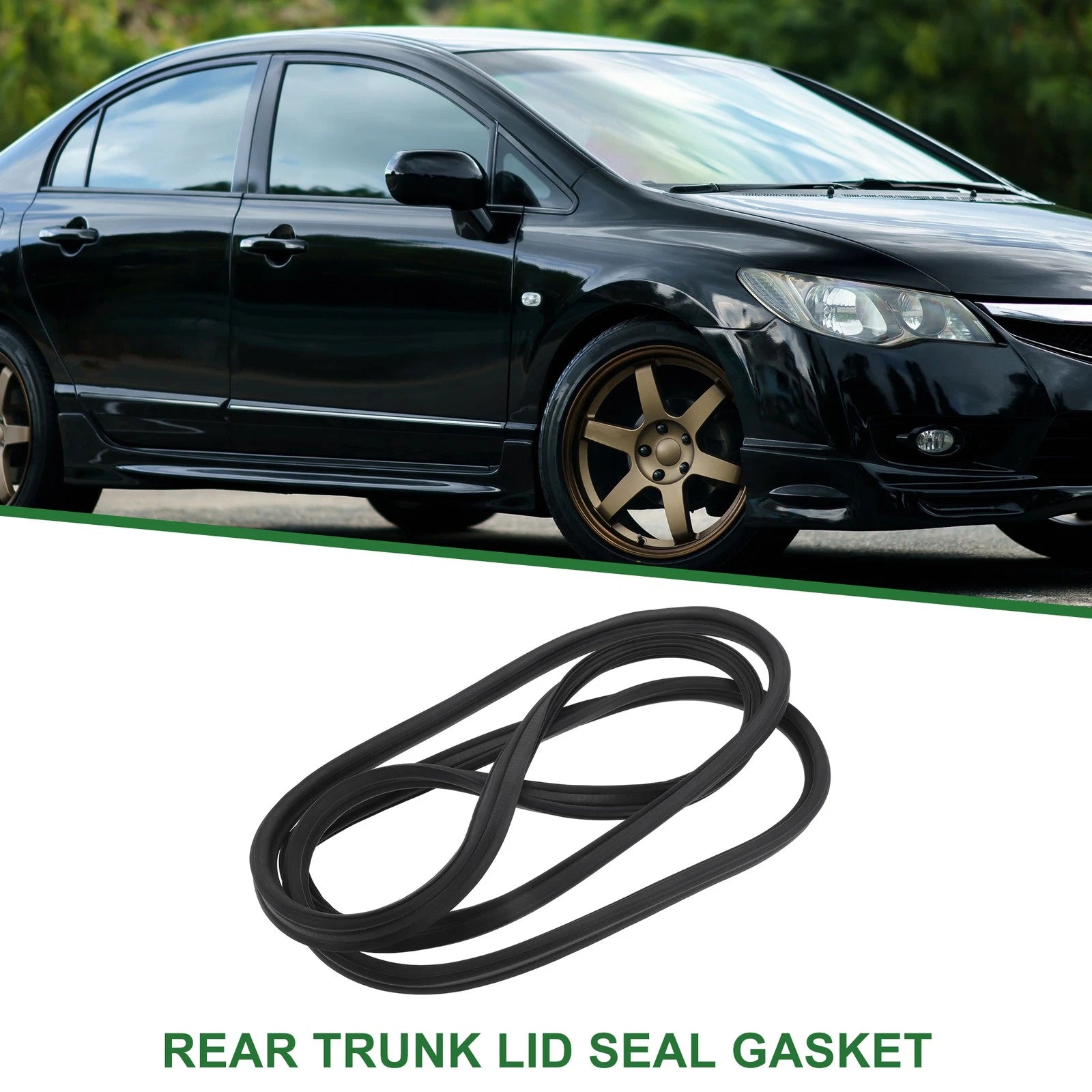 Rear Trunk Weatherstrip Seal for Honda Civic Hatchback (2017–2021)