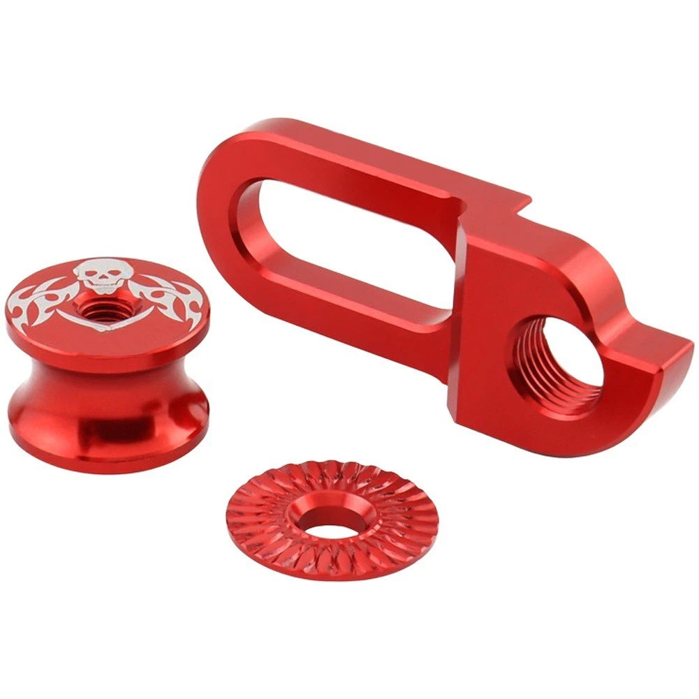Rear Derailleur Mount for Mountain and Road Bikes (2010–2023) Black Red