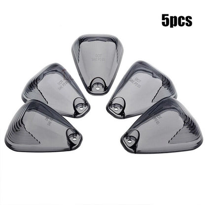 5X ABS Plastic Smoke Cab Roof Running Marker Light Cover for