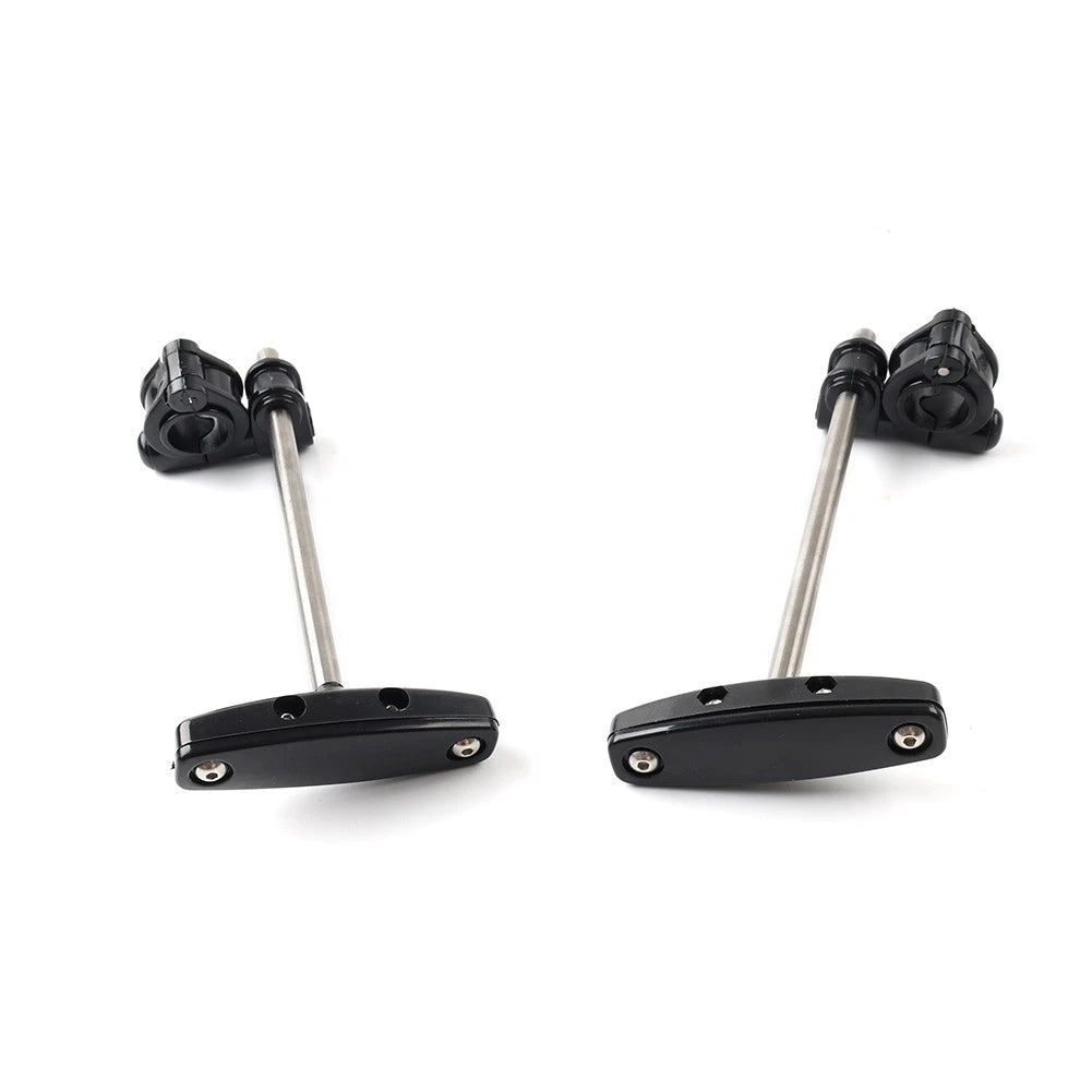 Universal Motorcycle Windshield Deflector Black