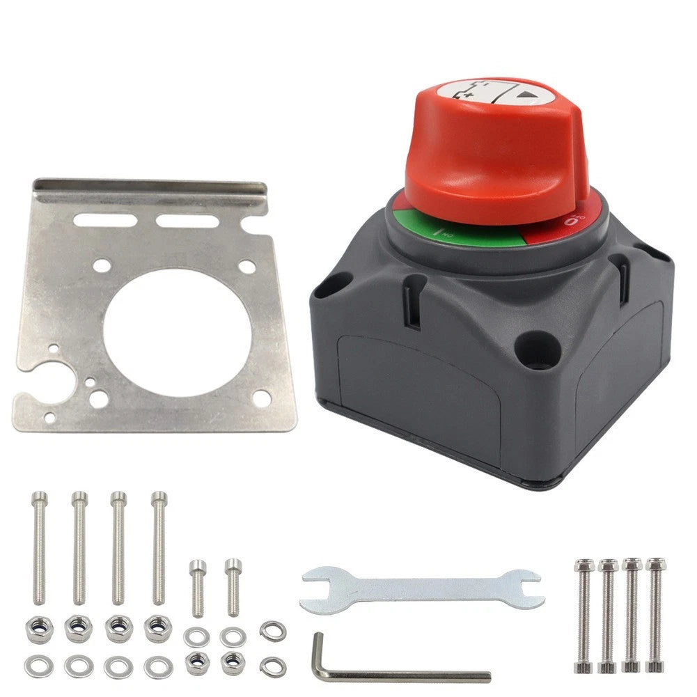 Battery Selector Switch for Marine RV DC 12V-48V On Off Control