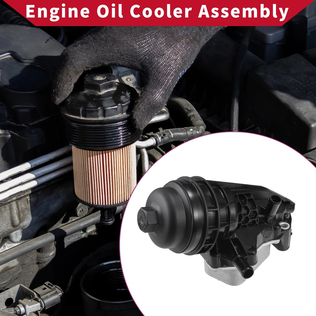 Oil Filter Housing with Seals Replacement for Mercedes-Benz CLA250 (2014–2019)