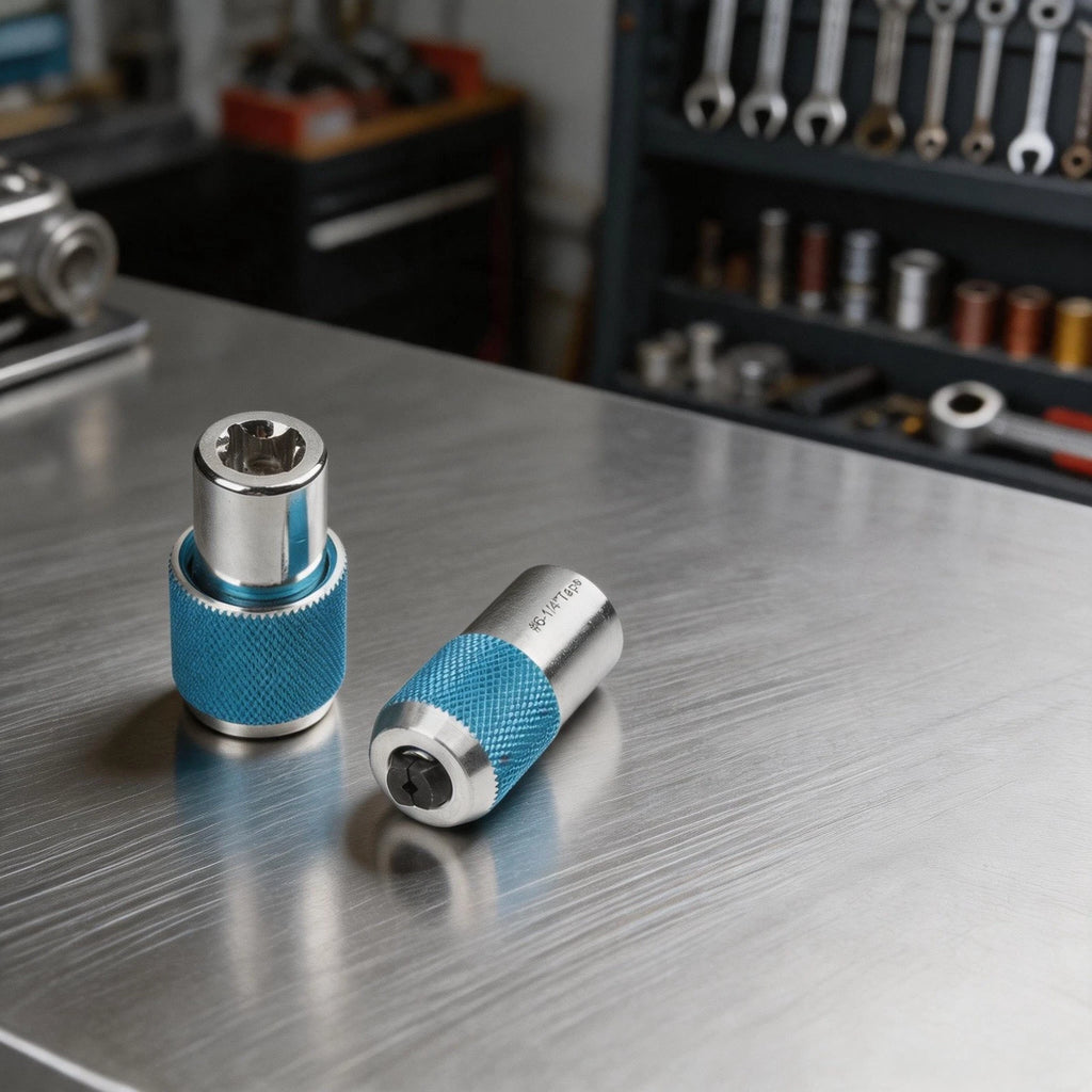 2X Ratchet Tap Wrench Adjustable Socket Set 3/8 Inch Drive