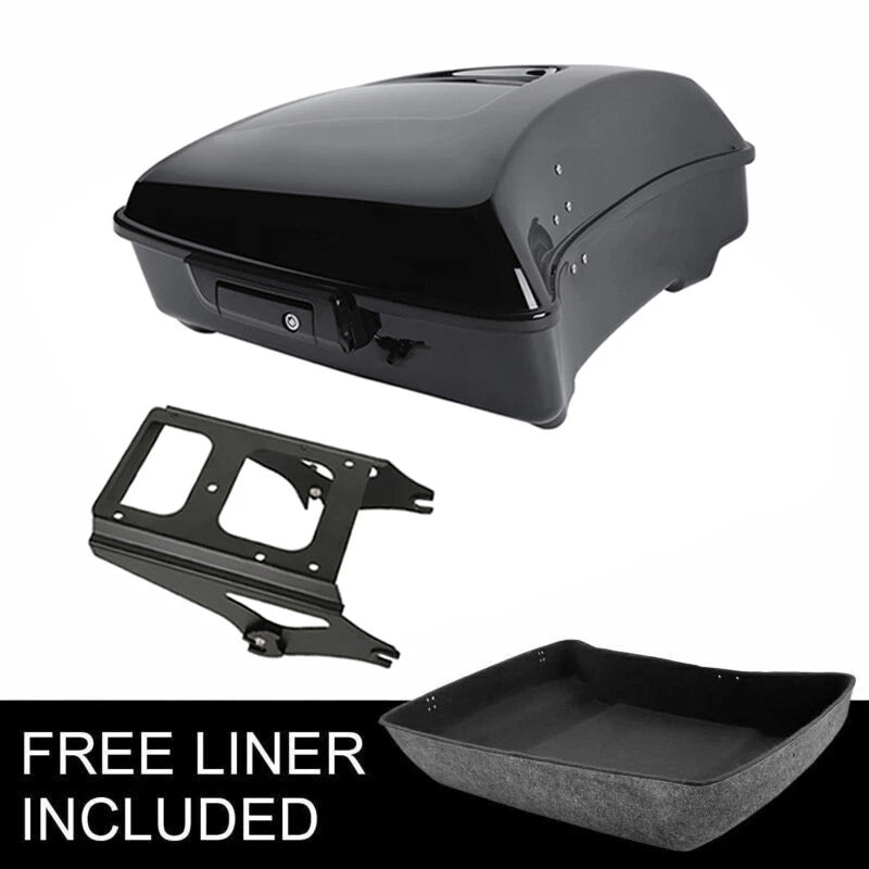 Chopped Trunk Mount Rack for Harley Touring Street Glide (2009–2013)