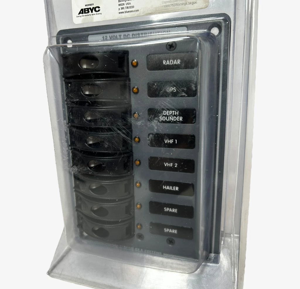 Power Distribution Panel 8 Position for Blue Sea Systems (12V)