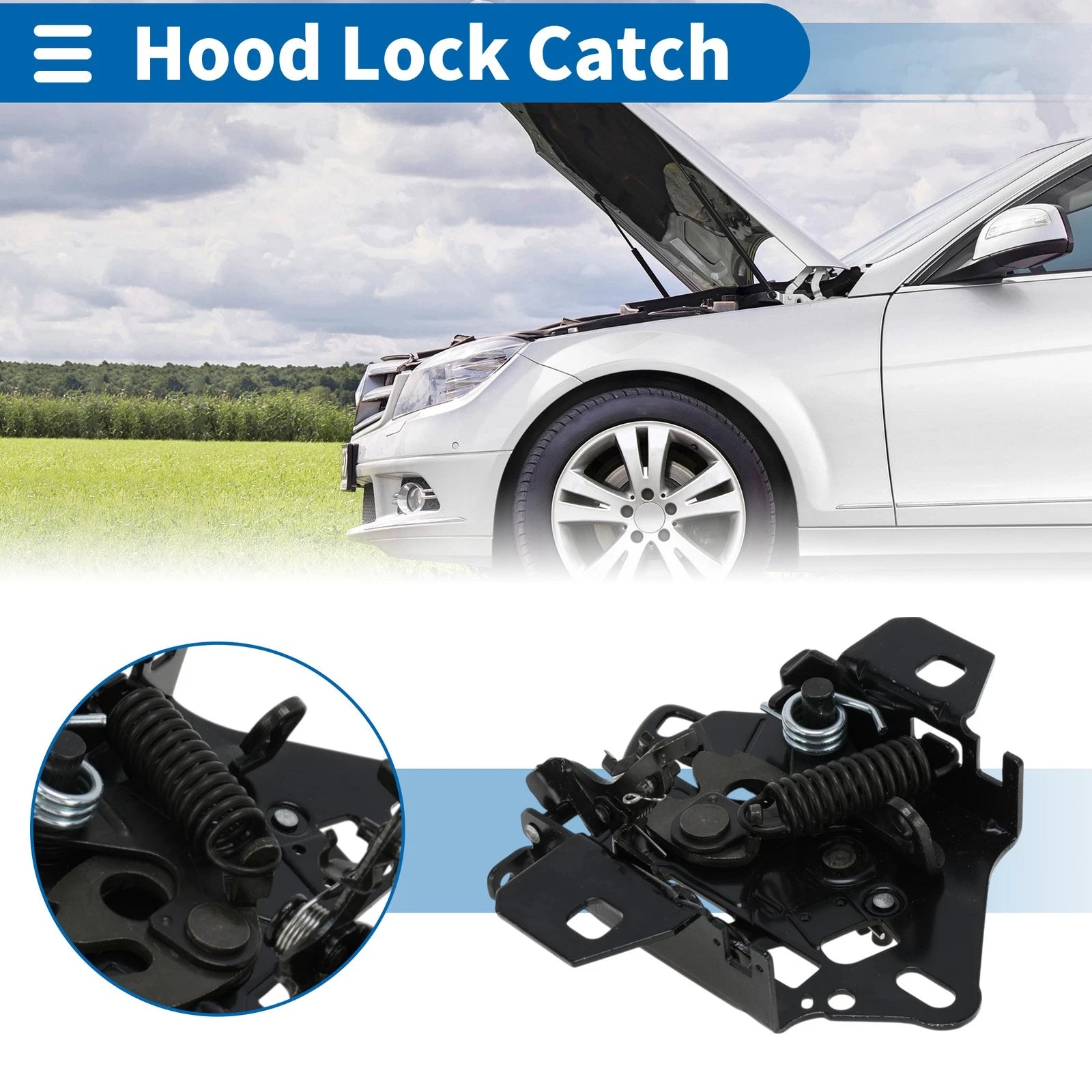 Hood Latch Assembly Replacement for Volkswagen Passat 3B2 (1996–2000)