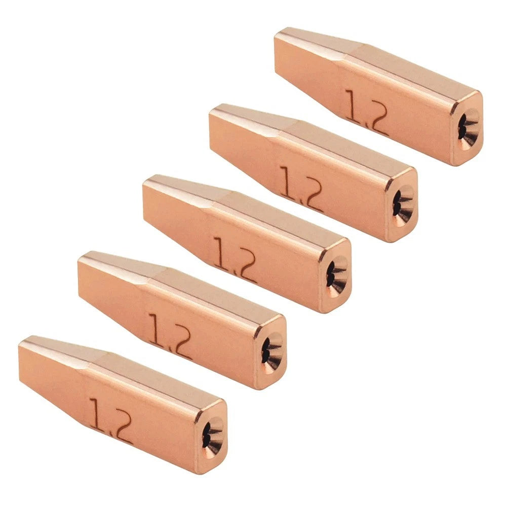 5pcs Double Wire Guide Welding Nozzle Copper for CQWY SUP21S Torch