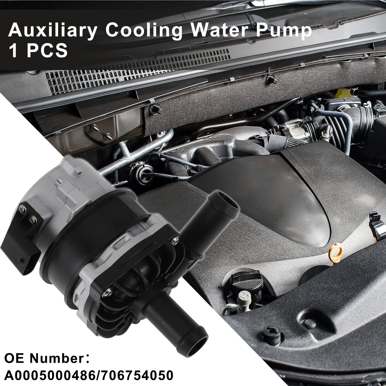 Auxiliary Cooling Water Pump Replacement for Mercedes-Benz W218 (2012–2018)