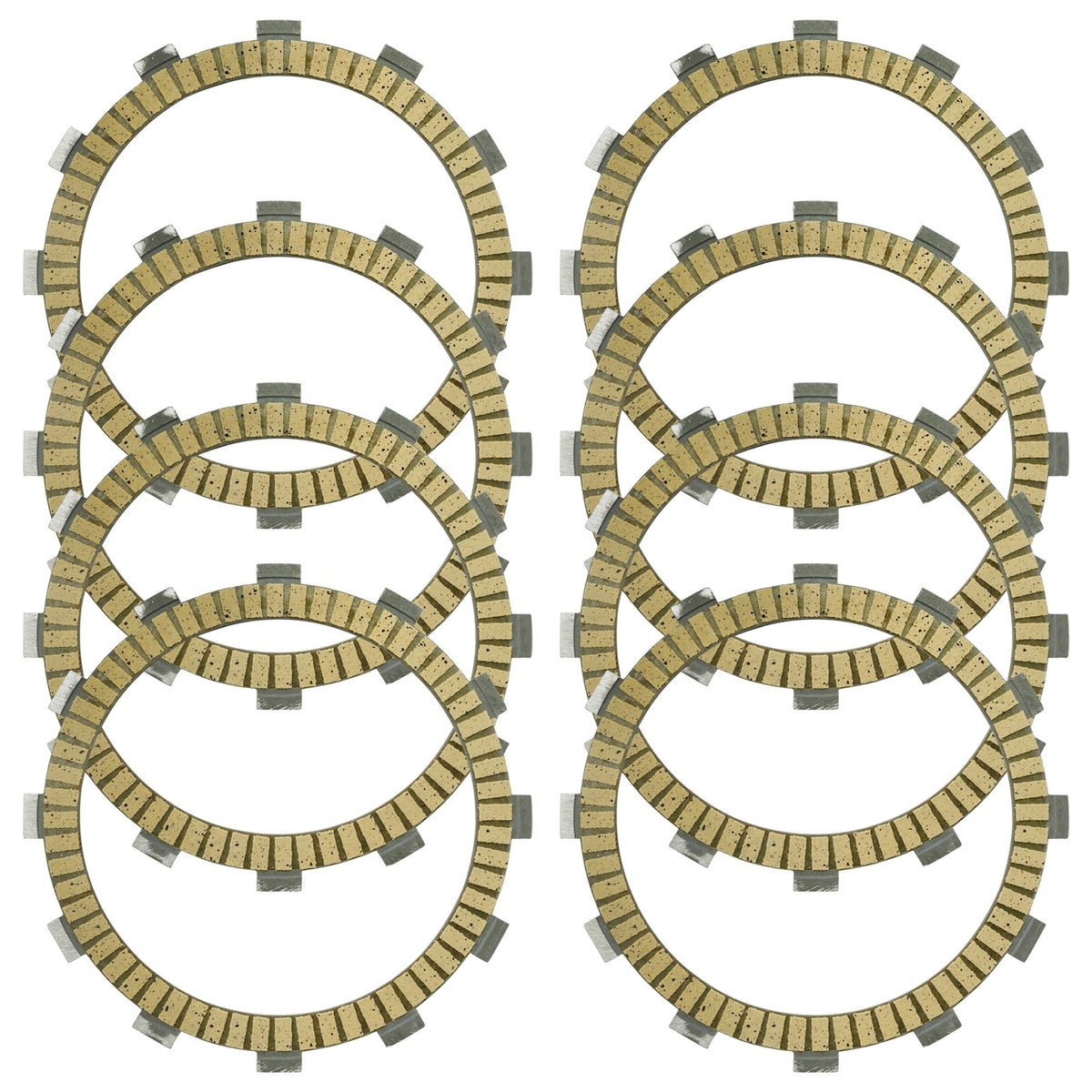 Clutch Friction Plates Replacement for Kawasaki Vulcan 750 VN750A (1986–2006)