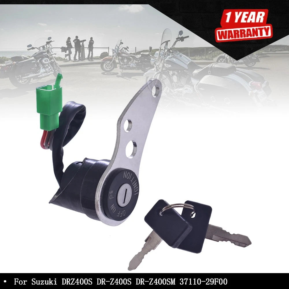 Ignition Switch for Suzuki DRZ400S DR-Z400S DR-Z400SM (2000–2023)