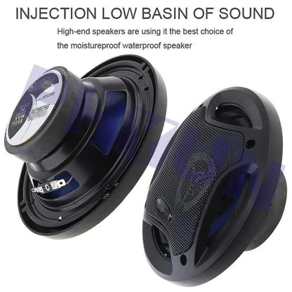 2Pcs 6.5 Inch 500W Coaxial Speakers for Car Audio Systems