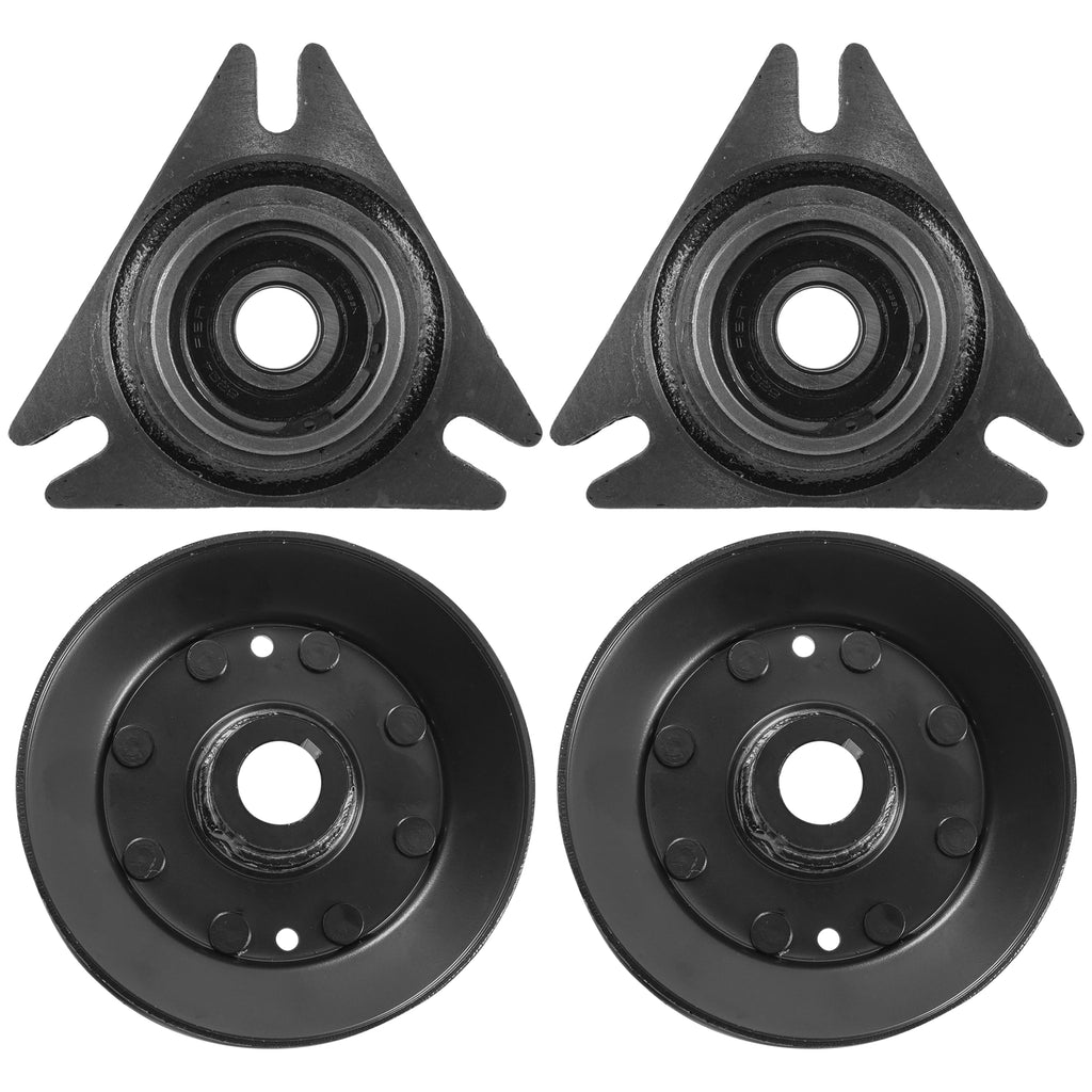 Deck Spindle and Pulley Replacement for John Deere 322 330 332 420 (50")