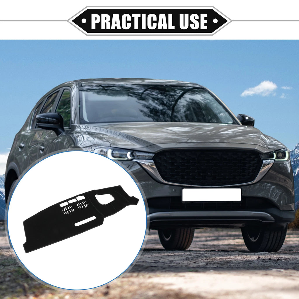 Dash Cover Mat Protector for Mazda CX-5 KF (2016–2023) Black