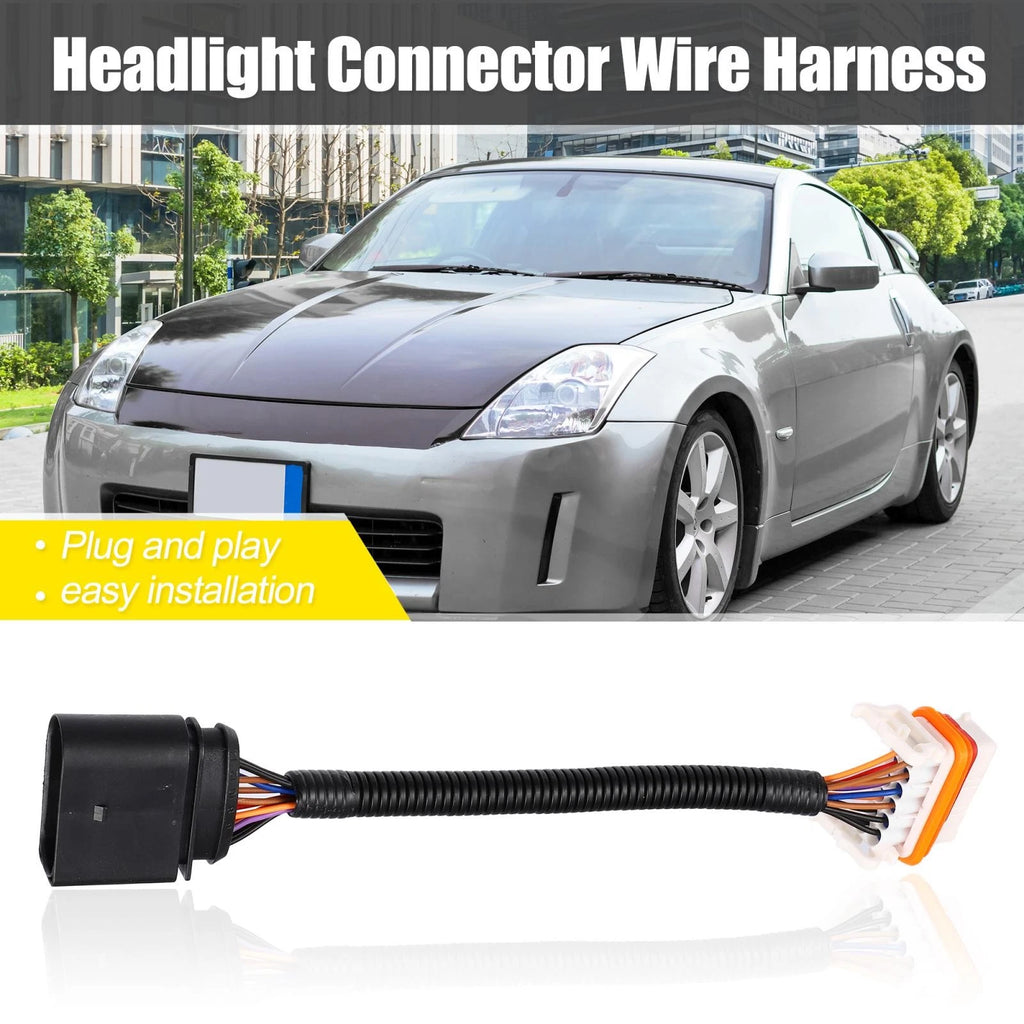 Headlight Connector Wire Harness Replacement for Volkswagen Touareg (2004-2007)