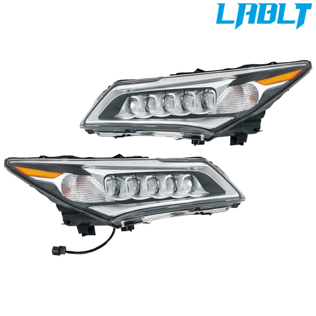 2X LED Headlight Assembly for Acura MDX (2014–2016) LABLT