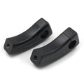 Pair of 3.5" Tall Black Handlebar Risers for