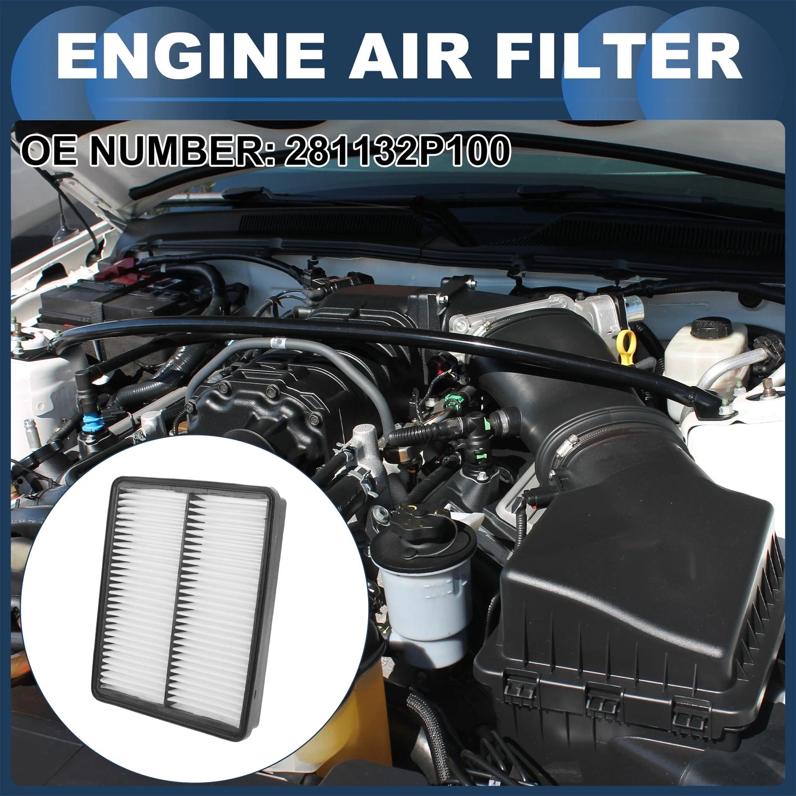 Engine Air Filter for Kia Optima 2.0L 2.4L 2012–2015 Replacement
