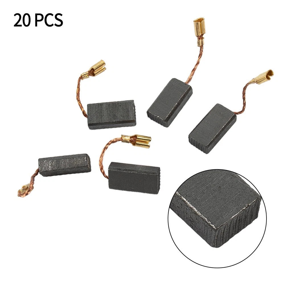 20PCS Carbon Brushes for Angle Grinder (15mm x 8mm x 5mm)