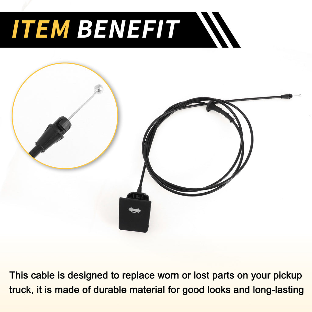 Hood Latch Release Cable Replacement for Chevrolet Silverado (1999–2013)