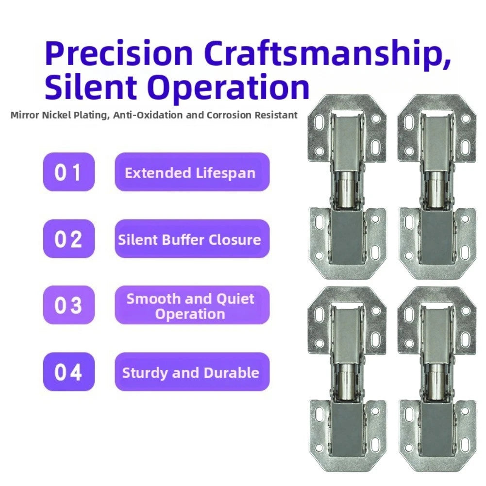 Concealed Cabinet Door Hinge for Quiet Operation (90??)