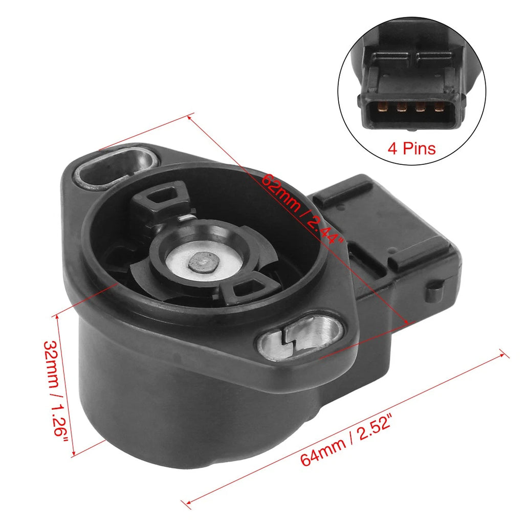 Throttle Position Sensor Replacement for Dodge Stealth Mitsubishi 3000GT (1991–1999)