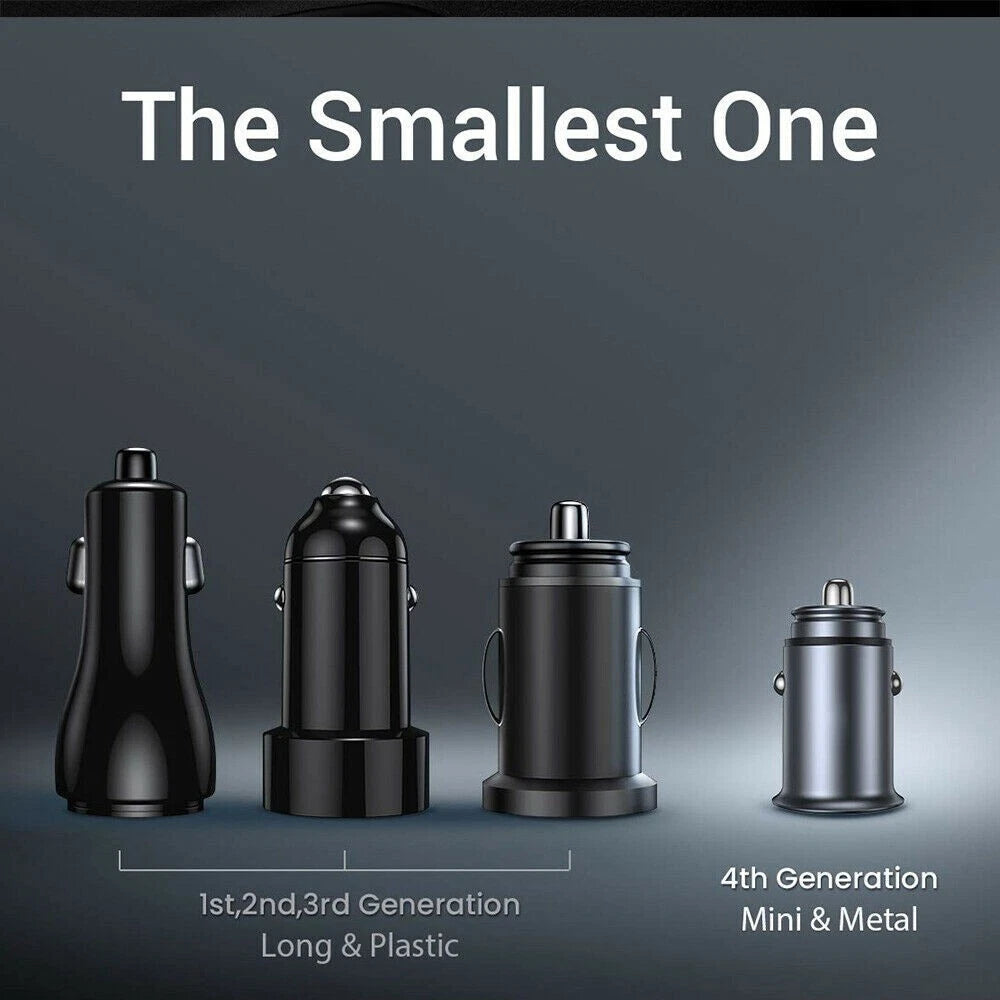 Dual USB Car Charger Power Adapter for Fast Charging (Universal)