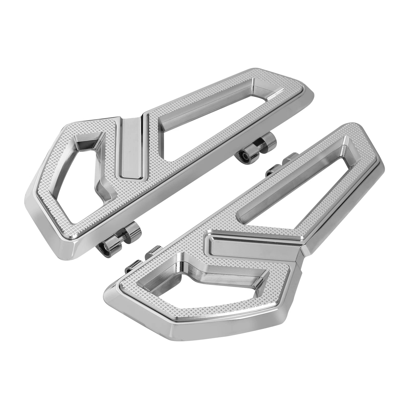 Chrome Driver Floorboards Footboard Bracket for Harley Touring Glide (2014–2024)