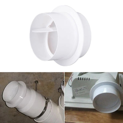 PVC Fan Check Valve for Bathroom Kitchen Ventilation 80 200mm
