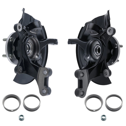 Pair Front Steering Knuckles + Wheel Hub Bearings for Toyota Camry (2004–2006) 698398