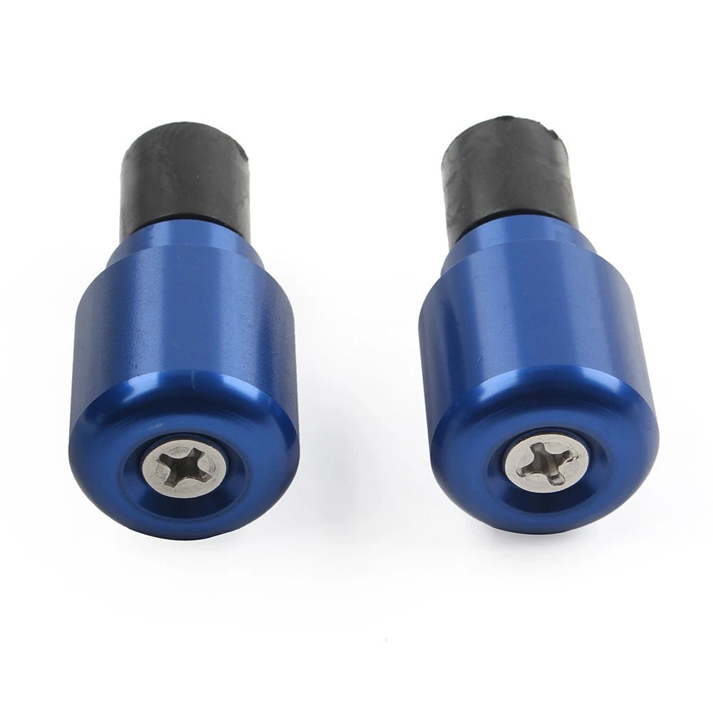 2X Handlebar Grips Bar End Slider Cap Plugs for Honda CBR1000RR (2004–2023) Blue
