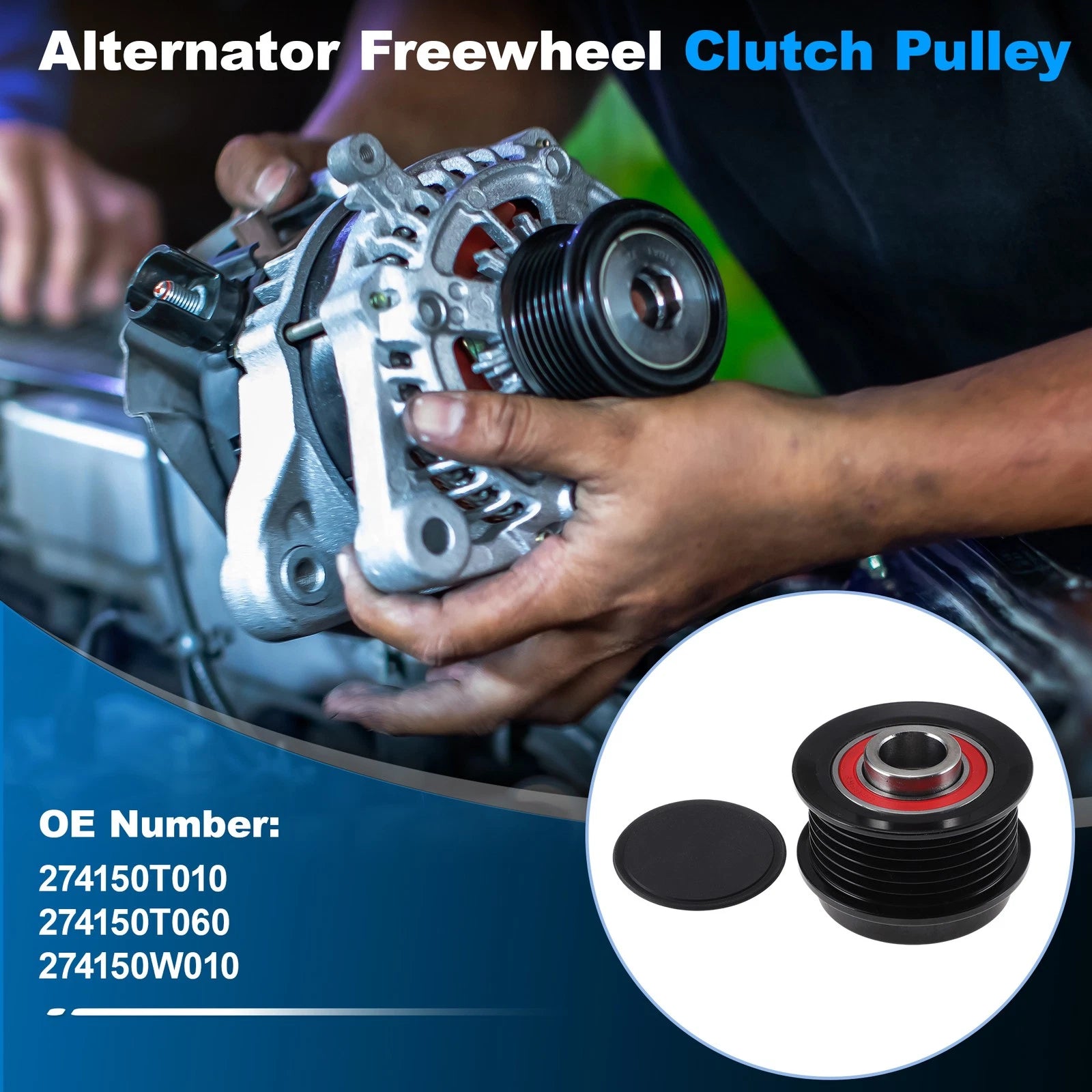 Alternator Freewheel Clutch Pulley for Lexus RX350 (2007–2009) Set